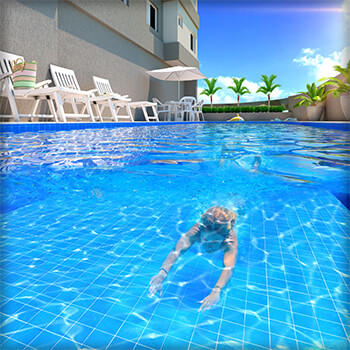 Apartamento com área de lazer em Alphaville Apartamento com área de lazer em Alphaville